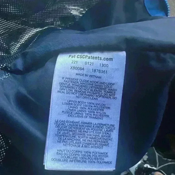 Columbia Omnitech Youth Boys Bugaboo II Bright Indigo Jacket, Large - Picture 10 of 10